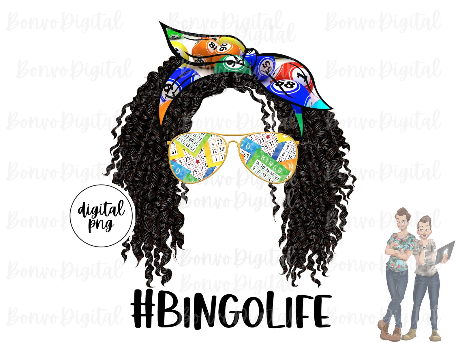 Bingo Life Design, Bingo Life Download, Bingo Design, Curly Hair