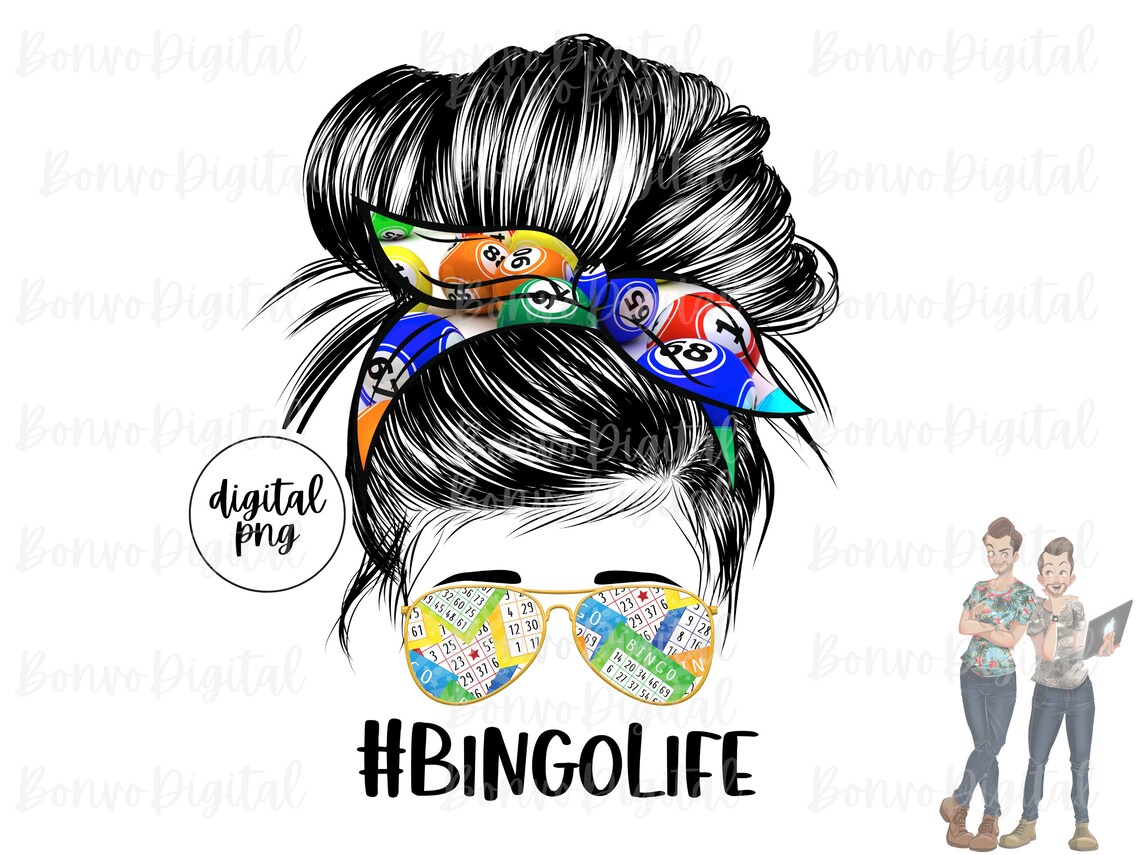 Bingo Life Design Bingo Life Download Bingo Design Messy - Etsy Canada