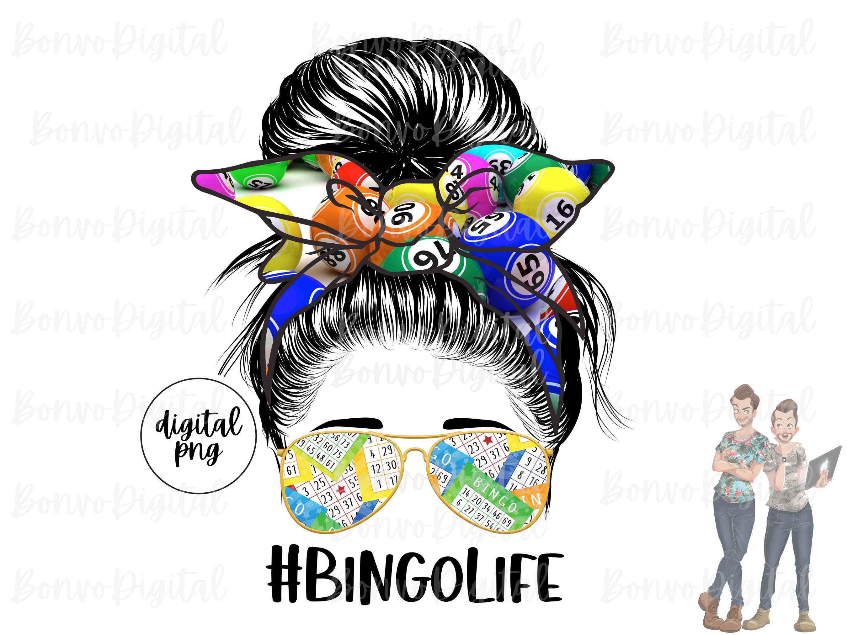 Bingo Life Design Bingo Life Download Bingo Design Messy | Etsy