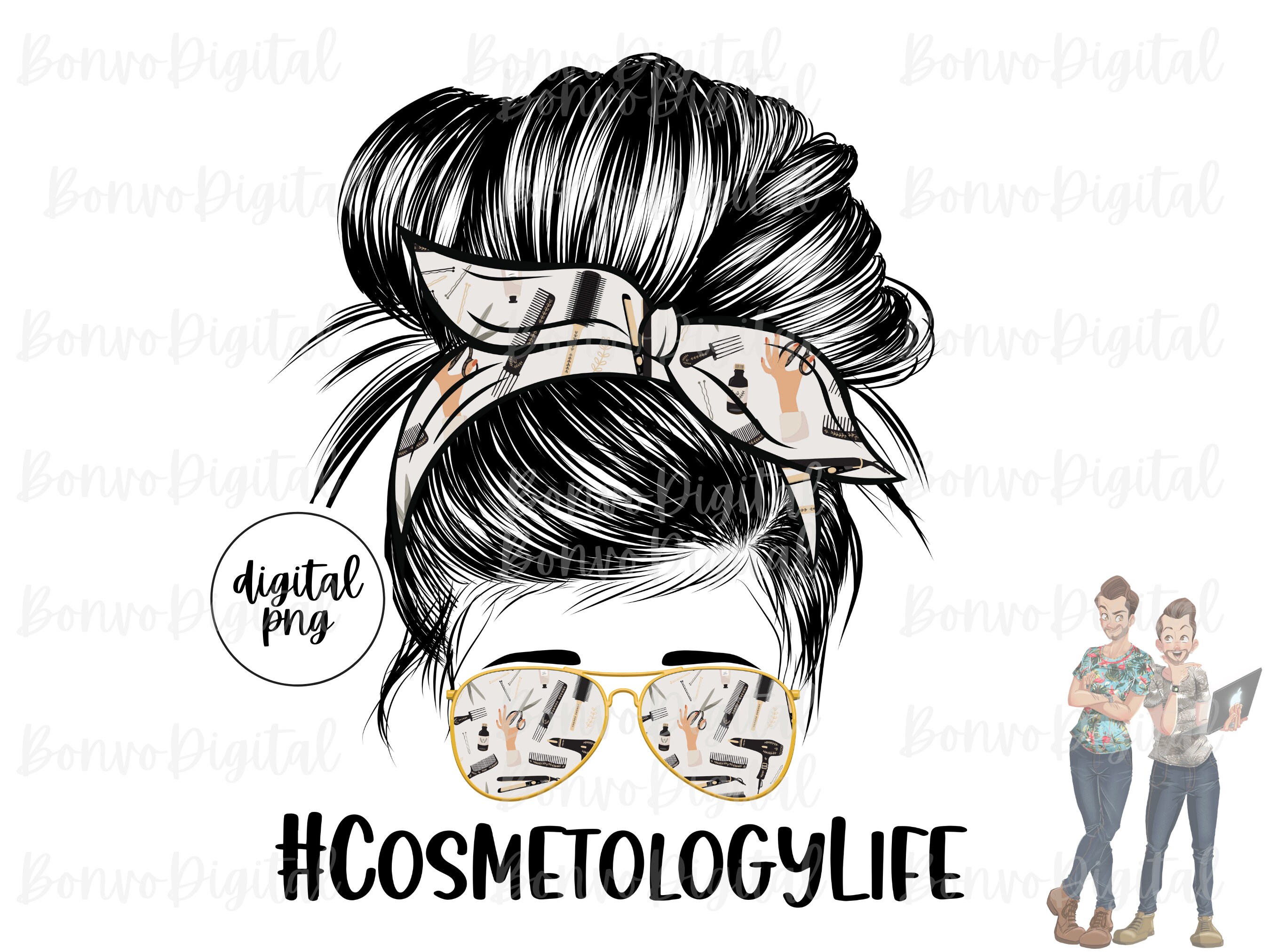 Cosmetology Life Design Hair Stylist Life Download Hair Etsy
