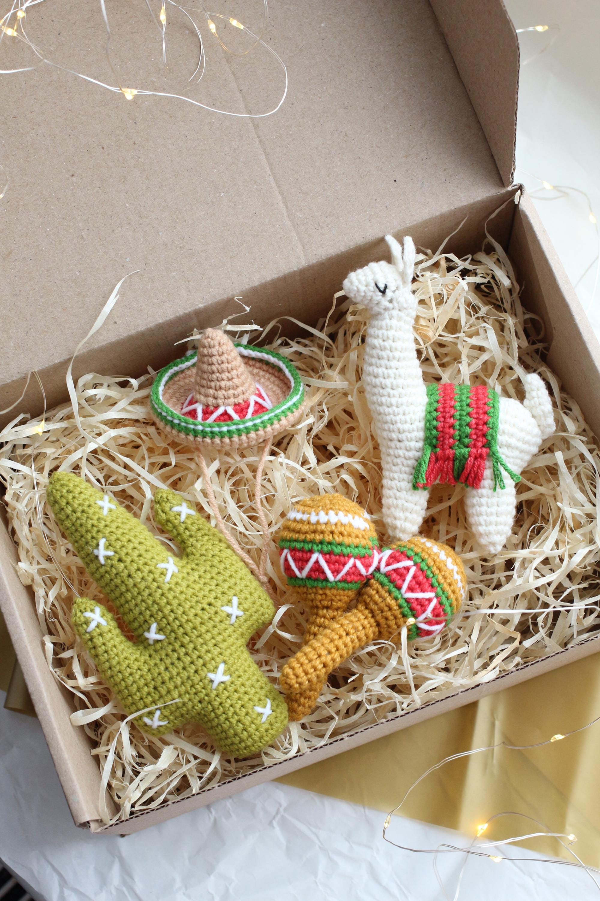 Mexico-Themed 4-in-1 Amigurumi Pattern Set
