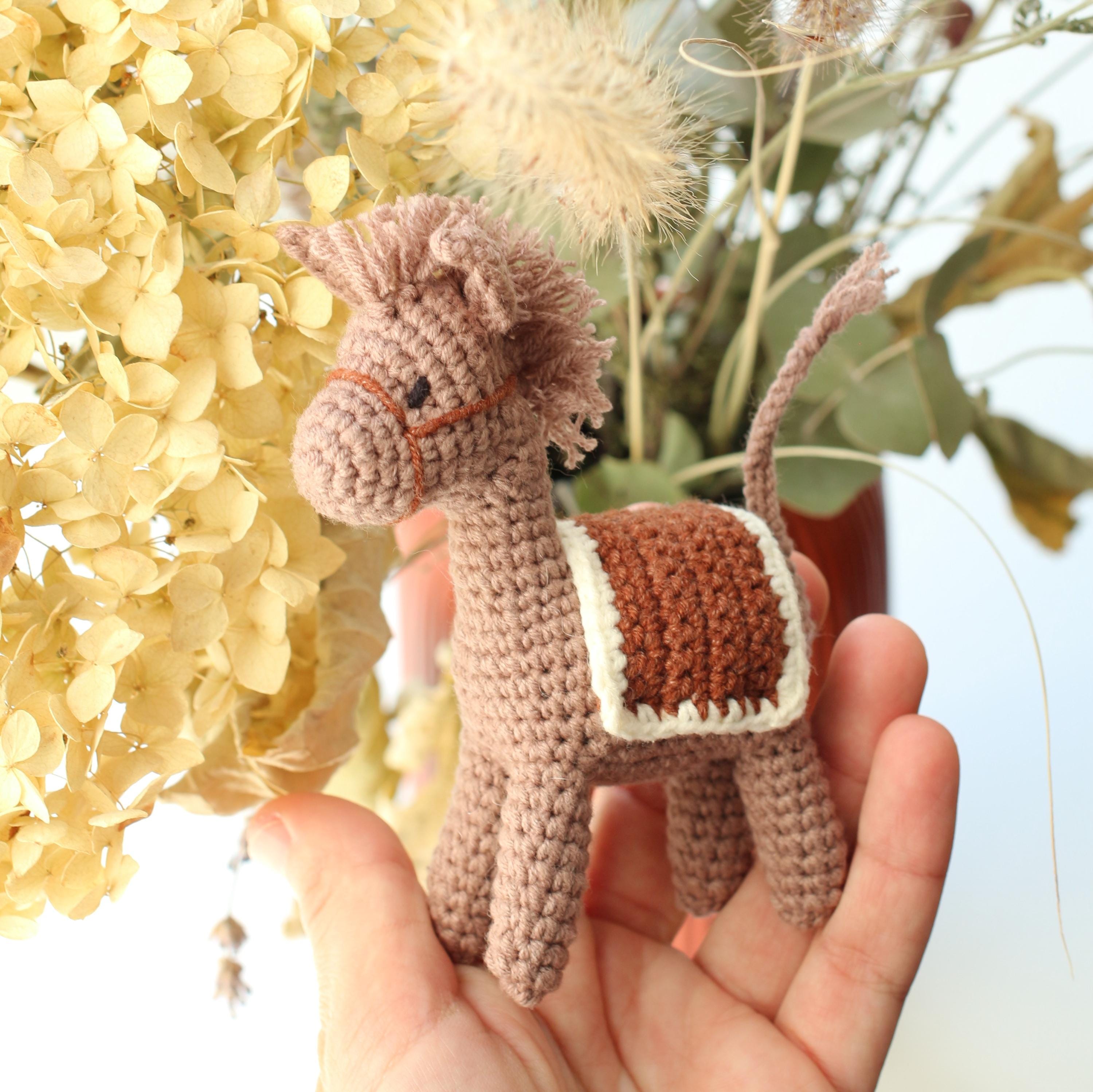 Realistic Crochet Donkey/mule Toy Pattern | Amigurumi PDF (english) - Etsy