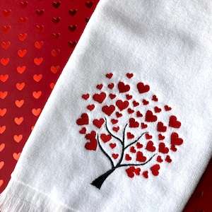 Valentine's Day Plush Towel, Birthday Love FingertipTowel, Fingertip Anniversary Love Towel, Fluffy Fingertip Towel, Personalized Towel