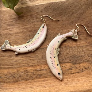 Rainbow Trout Earrings