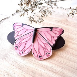 3&quot; Valentine’s Butterfly Hair Barrette