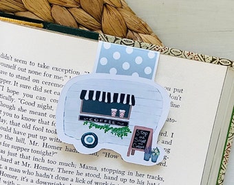Coffee Camper Magnetic Bookmark