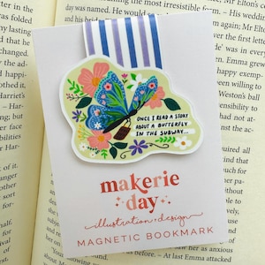 You've Got Mail Butterfly Magnetic Bookmark