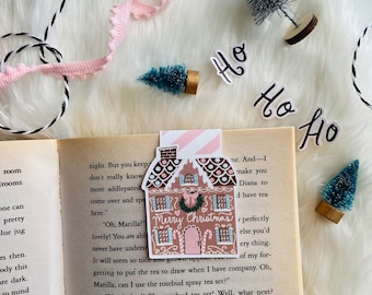 Gingerbread House Magnetic Bookmark