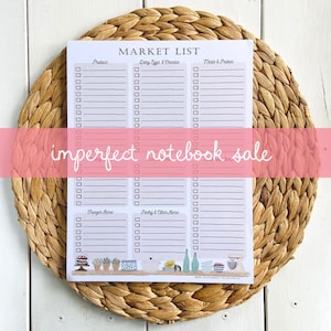 IMPERFECT Market List Notepad - Grocery List