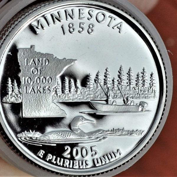 PROOF 2005-S Minnesota State Quarter-Mirrors