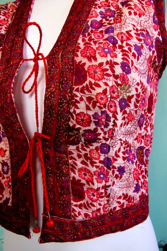 Vintage Indian Label Rare OH CALCUTTA Vest 1970s … - image 2