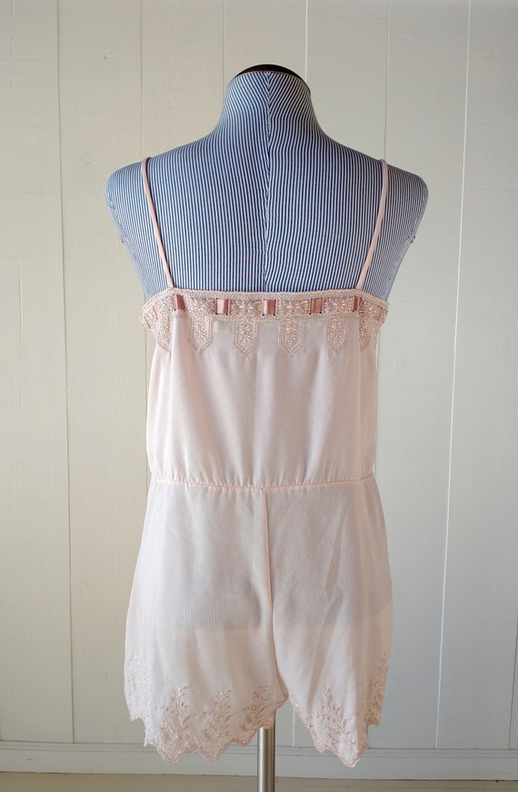 Vintage GUY LAROCHE Lingerie 1970s Playsuit Linge… - image 5