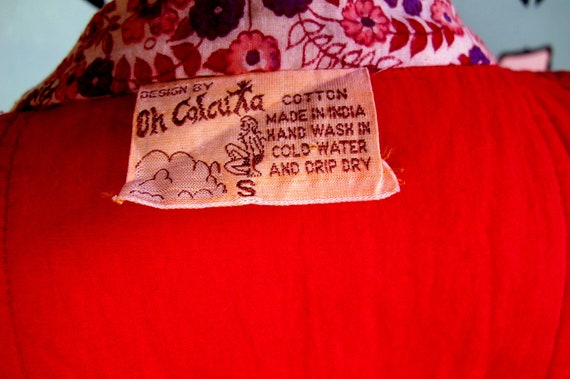 Vintage Indian Label Rare OH CALCUTTA Vest 1970s … - image 4