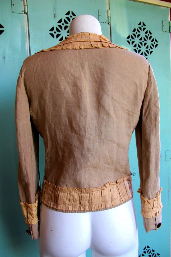 Franco Blazer - Mocha Linen