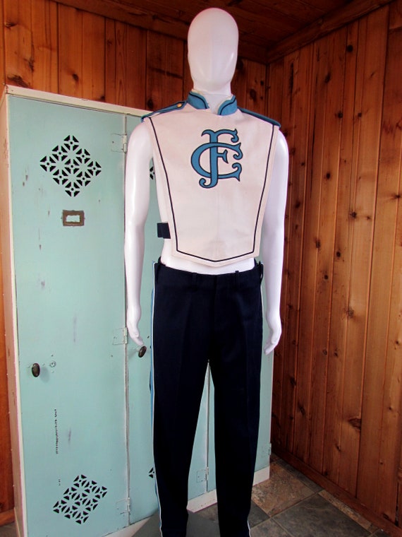 Vintage Vest Marching Band Majorette 1960s Size adju… Gem