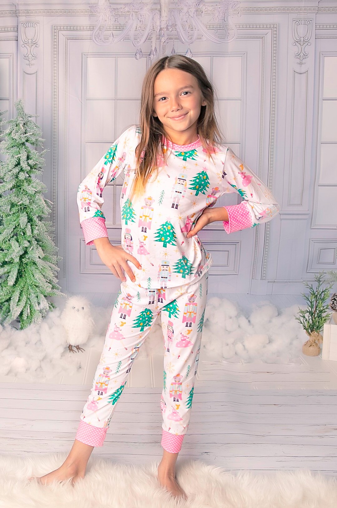 Girls nutcracker online pajamas