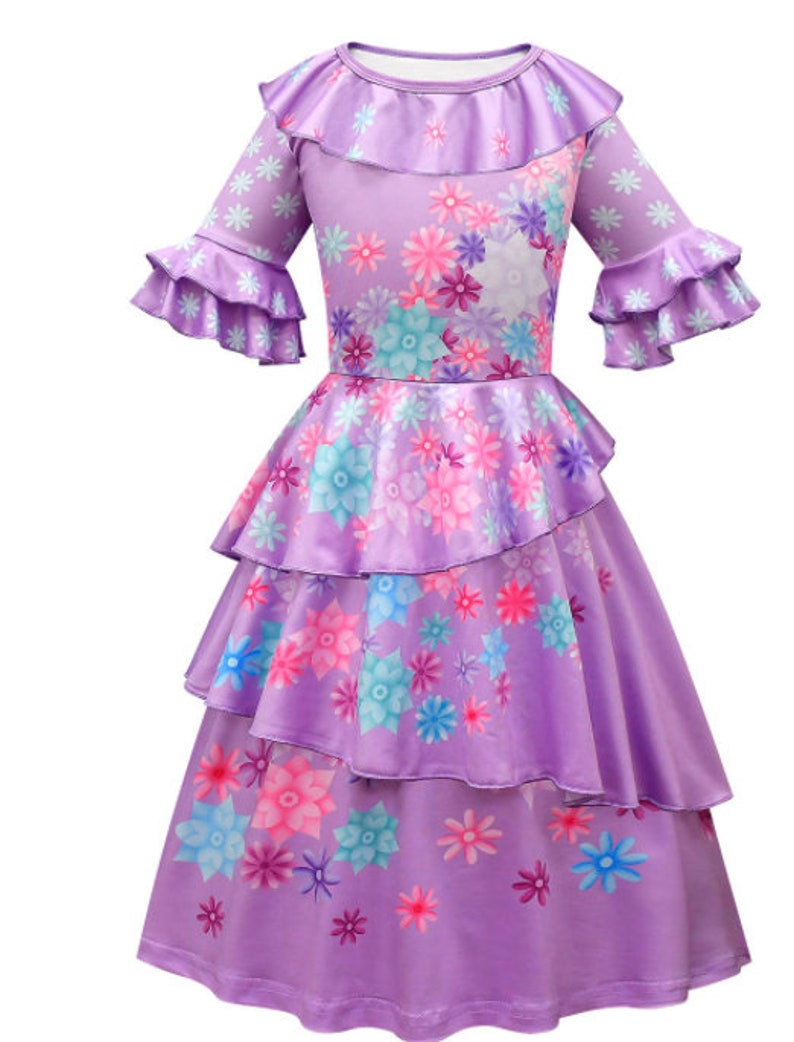 Gift of Blooming Flowers - Fluttered Madrigal Dress - Ultimate Princess (girls) 