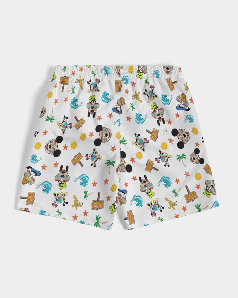 Hang Ten Mens Character Swim Trunks Etsy