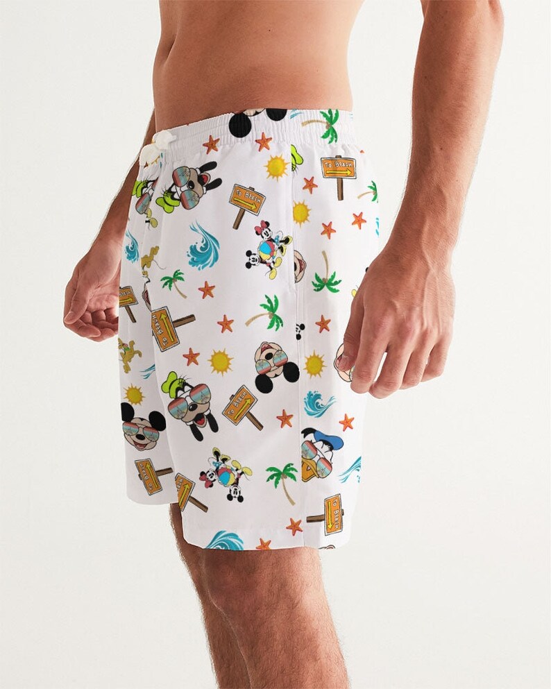 Hang Ten Mens Character Swim Trunks Etsy
