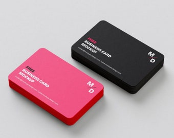 1000 Rounded Corners, Thick business cards, FREE QR, double sided, full color, free shipping, set up is free, presentable, elegant