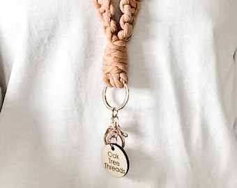 Makramee Lanyard Schlüsselanhänger