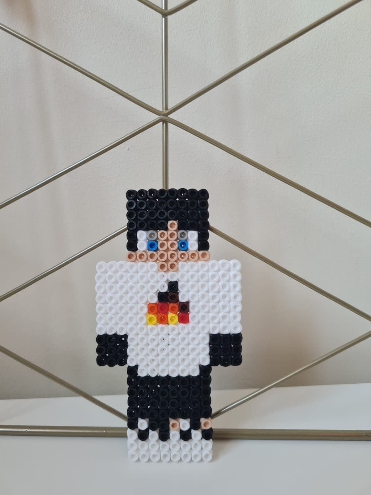 Quackity SMP Wilbur Soot MCYT Minecraft Skin Earrings Perler QSMP DSMP