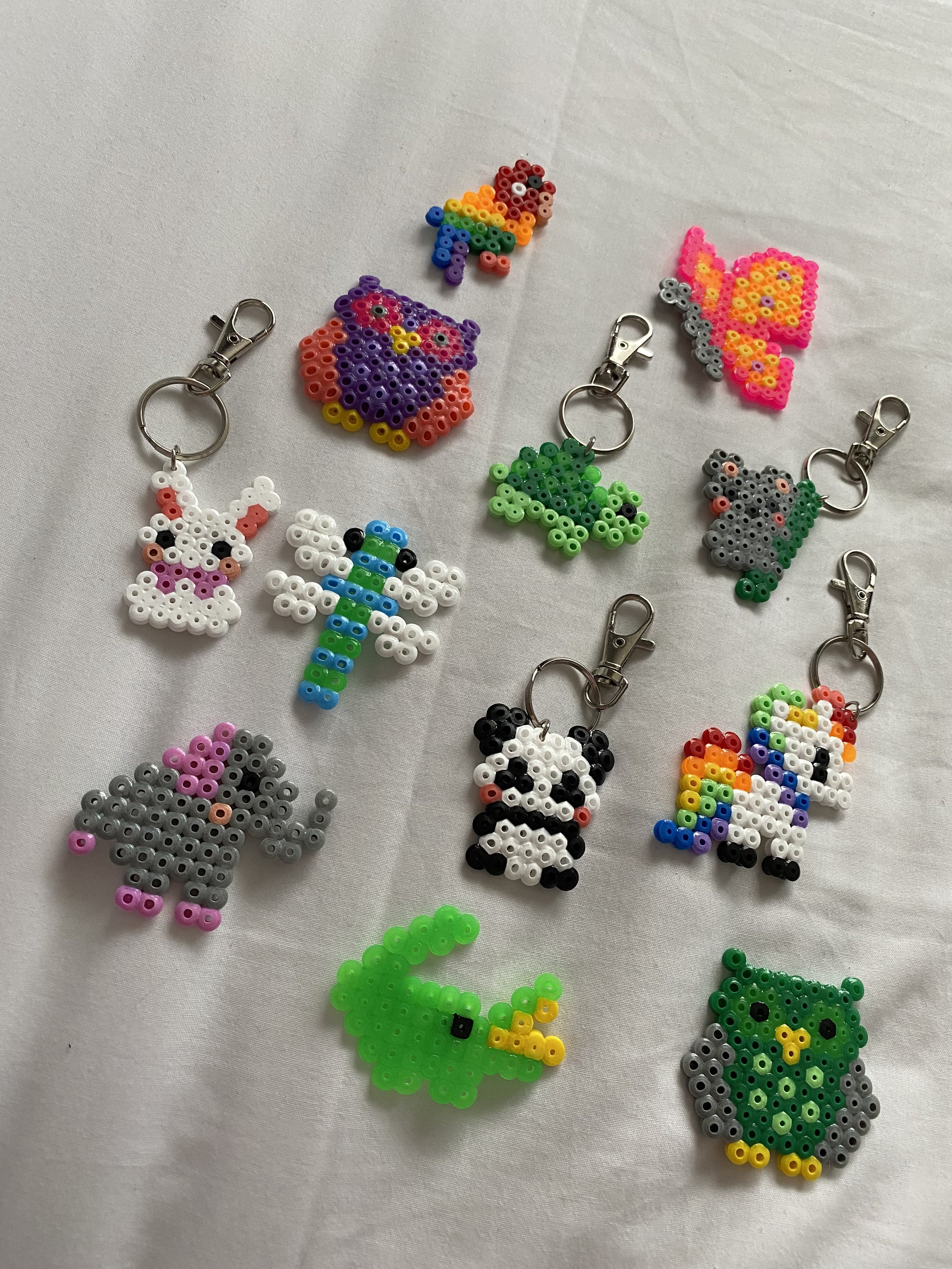 Hama Beads Keychain UK