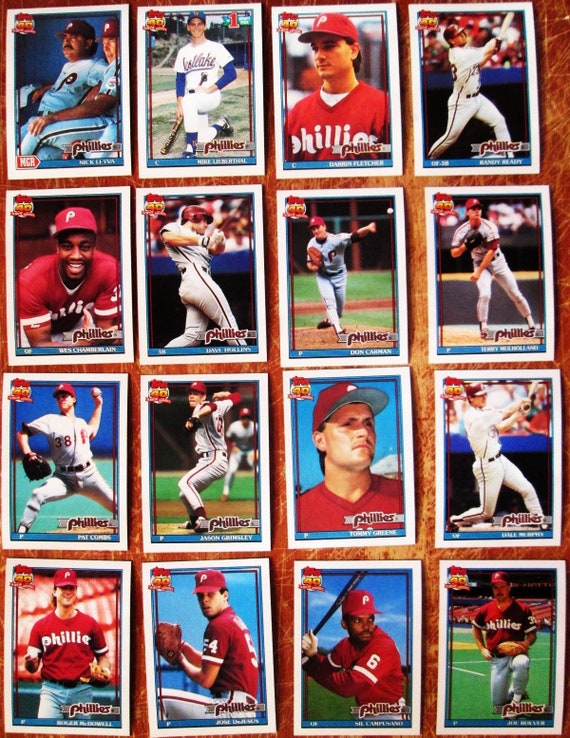 Baseball Cards: 1991 Philadelphia Phillies Team Set 