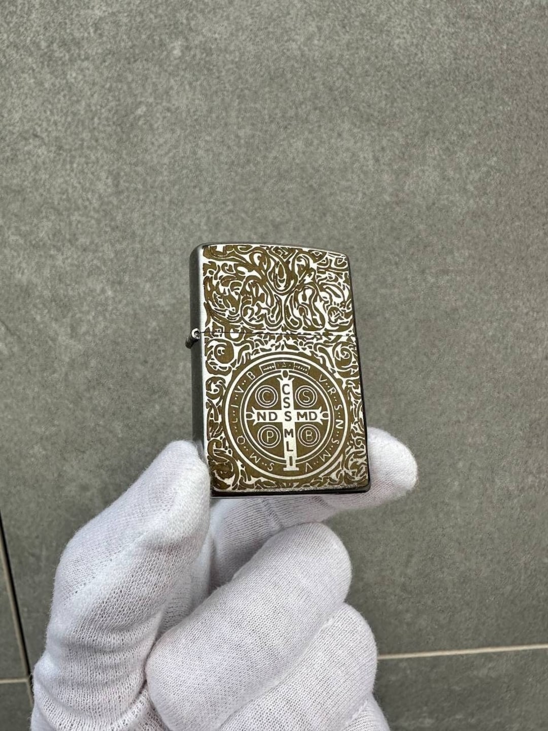 Zippo サン・コンスタンティン シルバー エングレービング レア