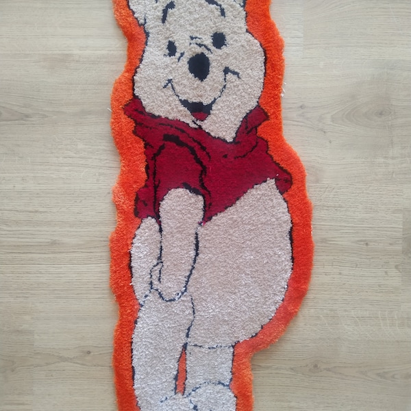 Pooh Winnie the Rug Nursery Etsy