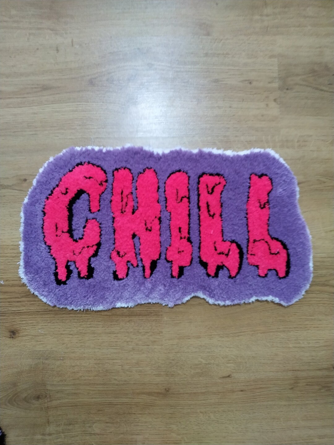 Chill Rug Chill Handmade Tufted Rug, Handmade Tufting Rugs, Girl Room Decor - Etsy