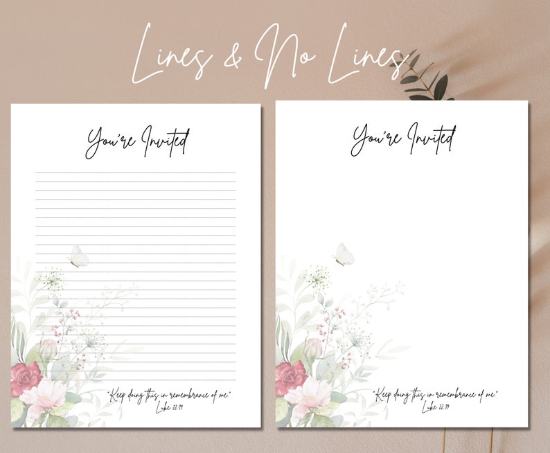 JW 2024 Memorial Bundle Butterflies Lines and No Lines JW Stationary