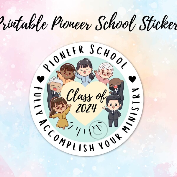 Pioneer School 2024 Printables Etsy