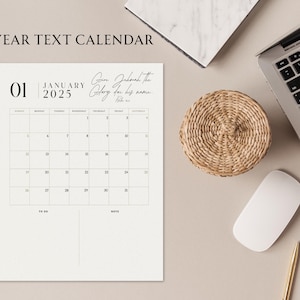 JW 2025 Year Text Calendar | JW Gifts | Give Jehovah the Glory..JW Planner | Printable