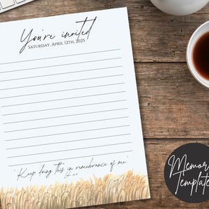 Plantilla de membrete conmemorativo para el año 2025 / Testigos de Jehová / Redacción de cartas / Líneas y no líneas / Regalos de los testigos de Jehová / Ministerio