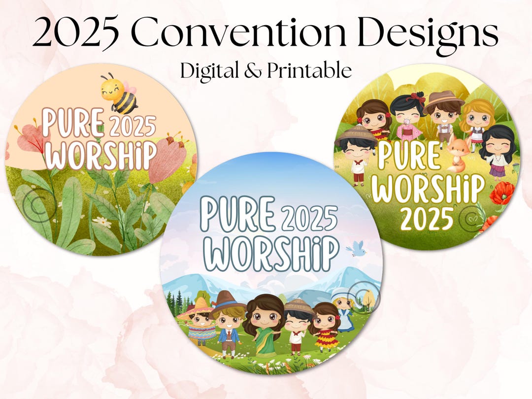2025 Special Convention Printable Pin &amp; Sticker Design | JW Gifts ...