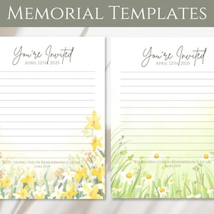 Plantillas de membrete para conmemoración de los Testigos de Jehová 2025 / Testigos de Jehová / Redacción de cartas / Con líneas y sin líneas / Regalos de los Testigos de Jehová / Ministerio / Papelería de los Testigos de Jehová