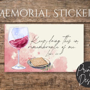 Diseño de calcomanía conmemorativa 2025 / Imprimible / Testigos de Jehová / Escritura de cartas / Regalos de los testigos de Jehová / Ministerio / Calcomanías conmemorativas