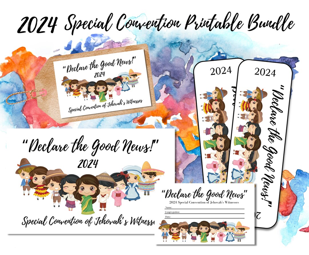 2024 Special Convention Printable Bundle JW Gifts Convention Gifts