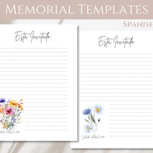 Plantilla de membrete conmemorativo de 2025 / Español / Testigos de Jehová / Redacción de cartas / Líneas y sin líneas / Regalos de los TJ / Ministerio