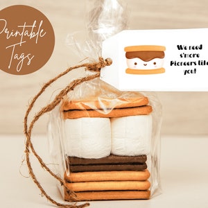 Printable Pioneer Gift Tags | Cute S'more Design | Pun | Pioneer Gifts | JW Gifts