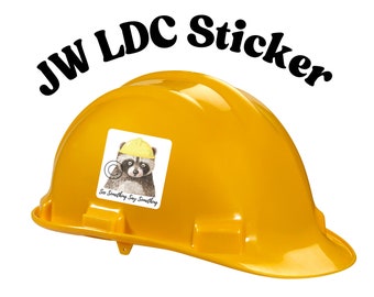 JW LDC/DRC Sticker | Vinyl Laminated Waterproof | Ramapo | Jehovah's Witnesses | Gifts | Stickers | Hard Hat, Mugs, Bottles, Laptop, Phones