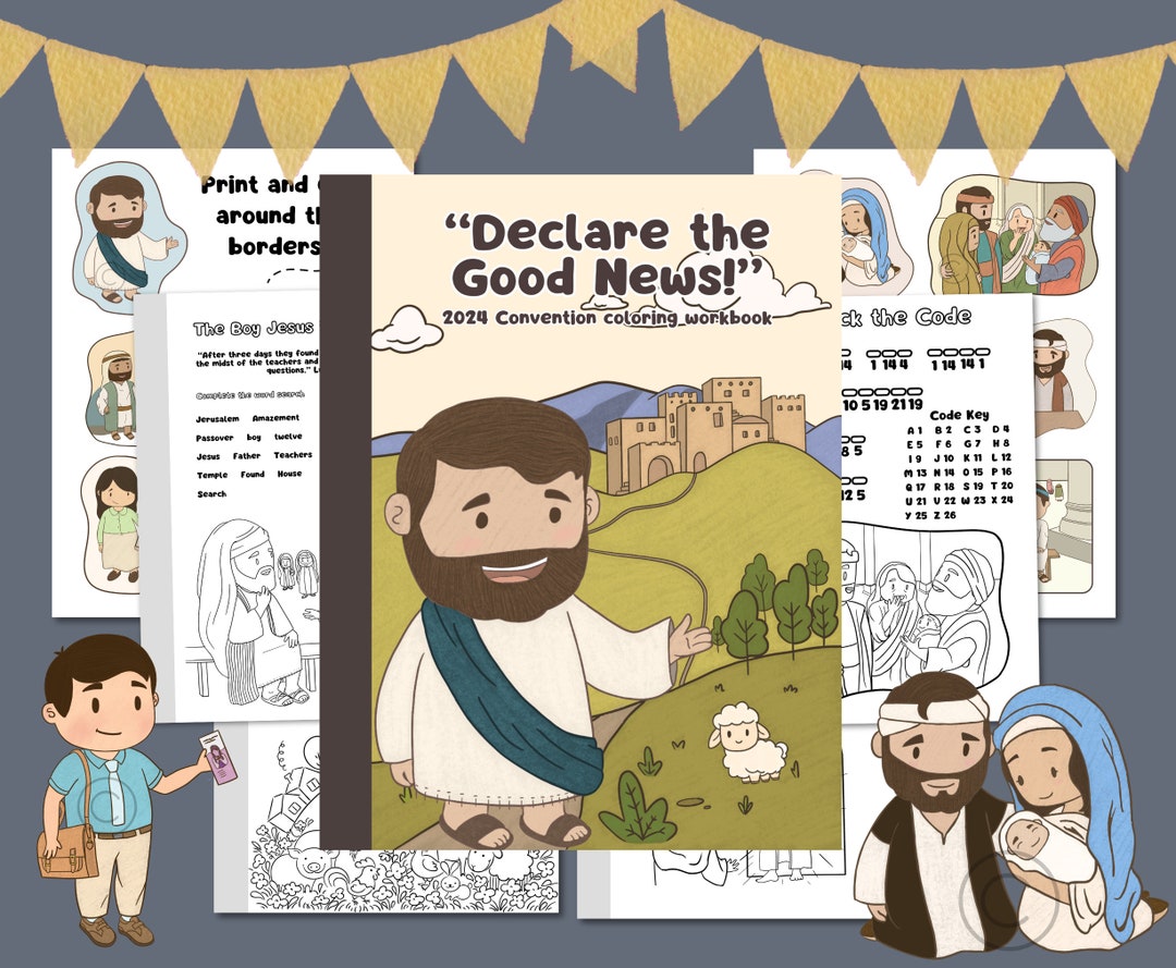 JW 2024 Convention Kids Workbook | Declare the Good News | for Kids ...