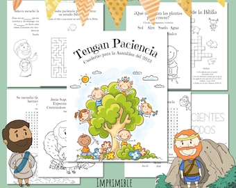Tengan Paciencia Libro de activeidades para Niños | Asamblea del 2023 || Testigos de Jehová | JW | Imprimible