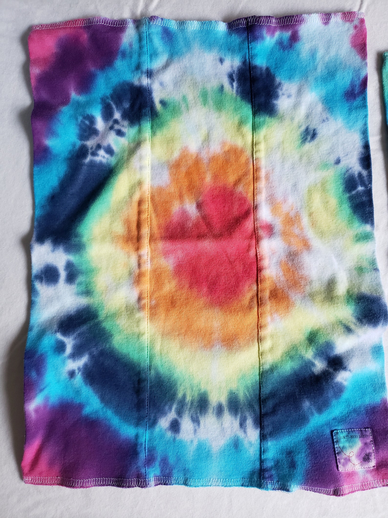 Tie Dye Burp Rags Set Etsy