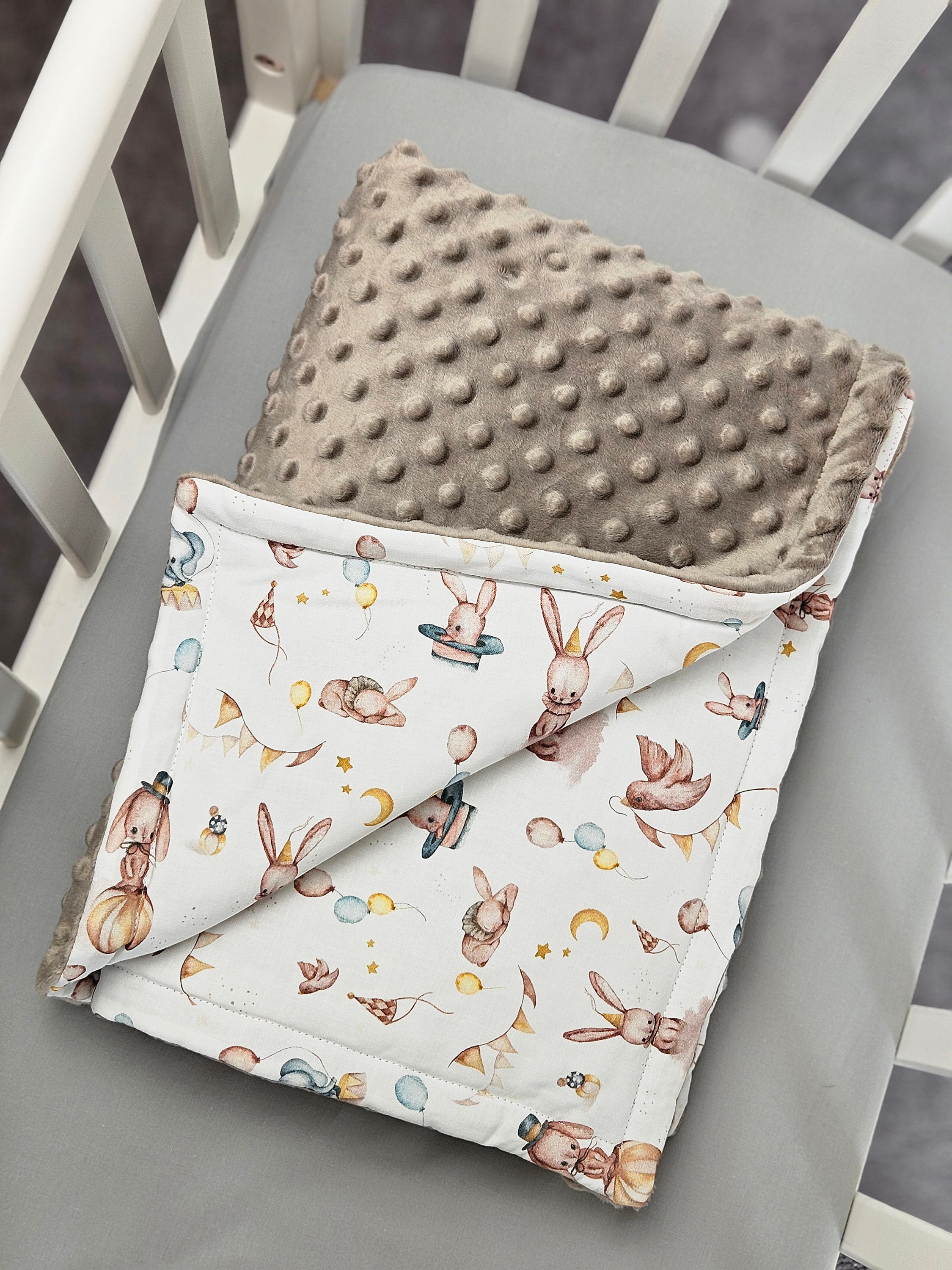 Warm Baby Blanket Minky Blanket Premium Cotton Blanket Baby Etsy