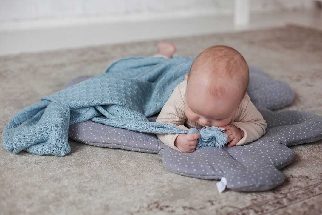 Organic Wool Blanket, Throw Baby Blanket, Wool Swaddle, Nordic Baby