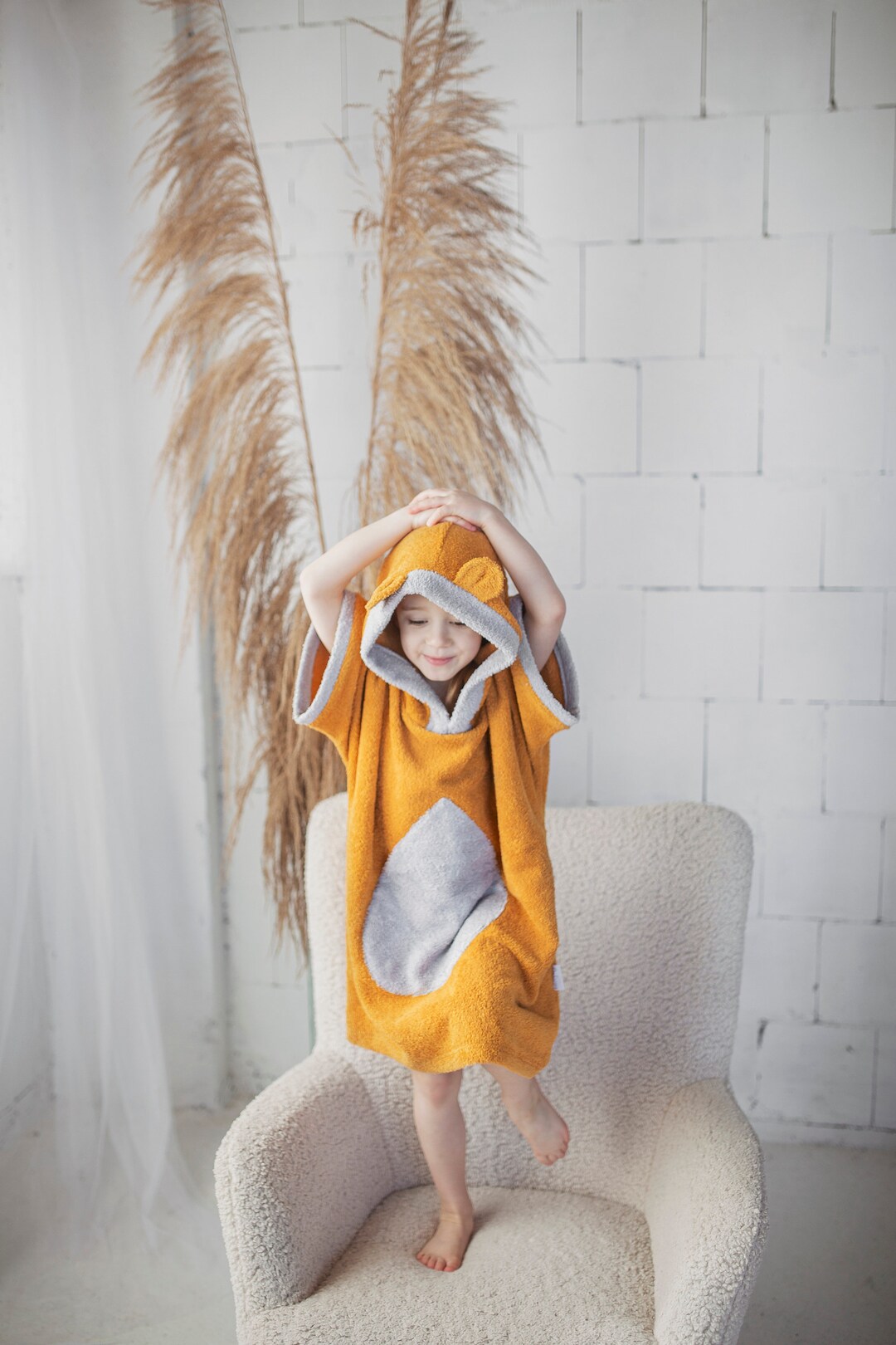 Beach Poncho Kids Hooded Beach Towel for Toddlers Hooded Etsy