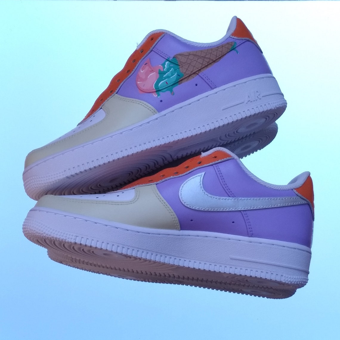Nike AirForce1 Custom IceCream | Etsy