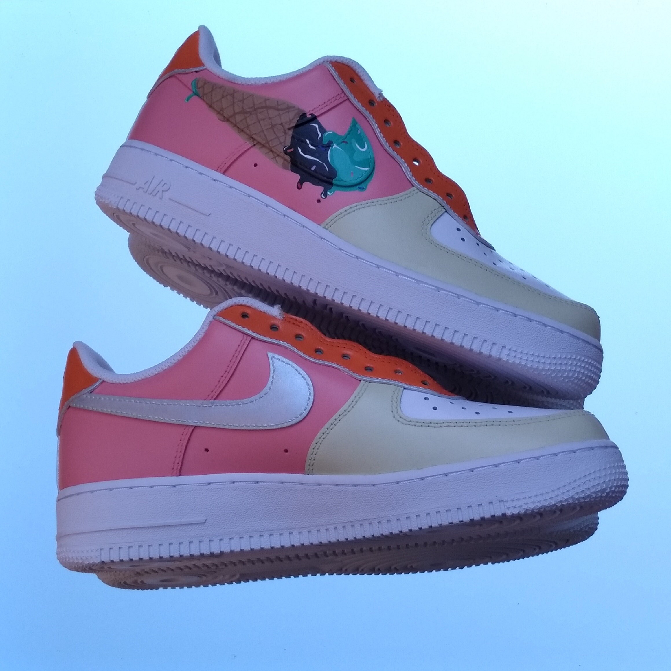 Nike AirForce1 Custom IceCream | Etsy